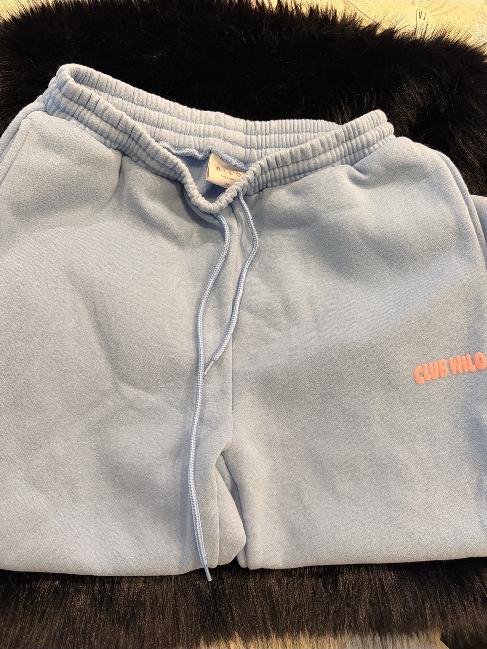 Club Wild Light Blue Women's Track Joggers